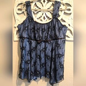 Lane Bryant Lace Babydoll Tank Top - 18/20